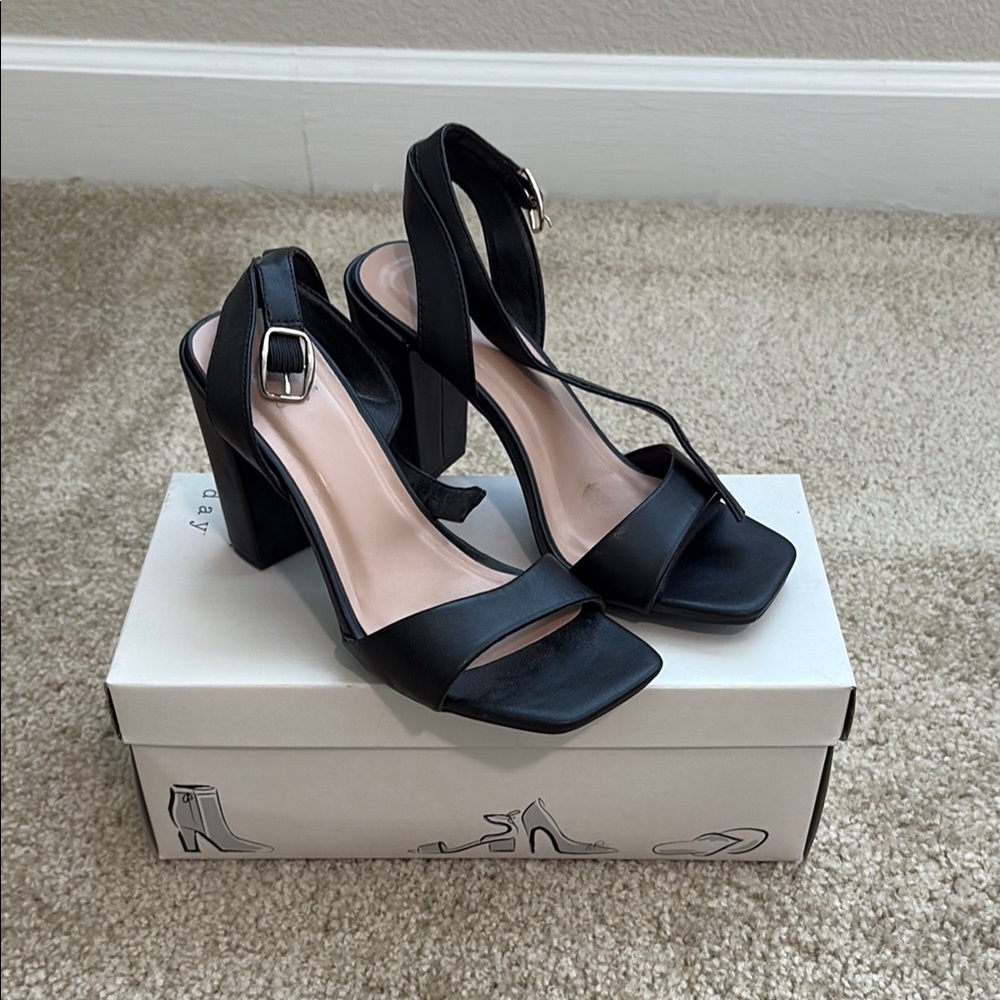 a new day Elegant Black Heels